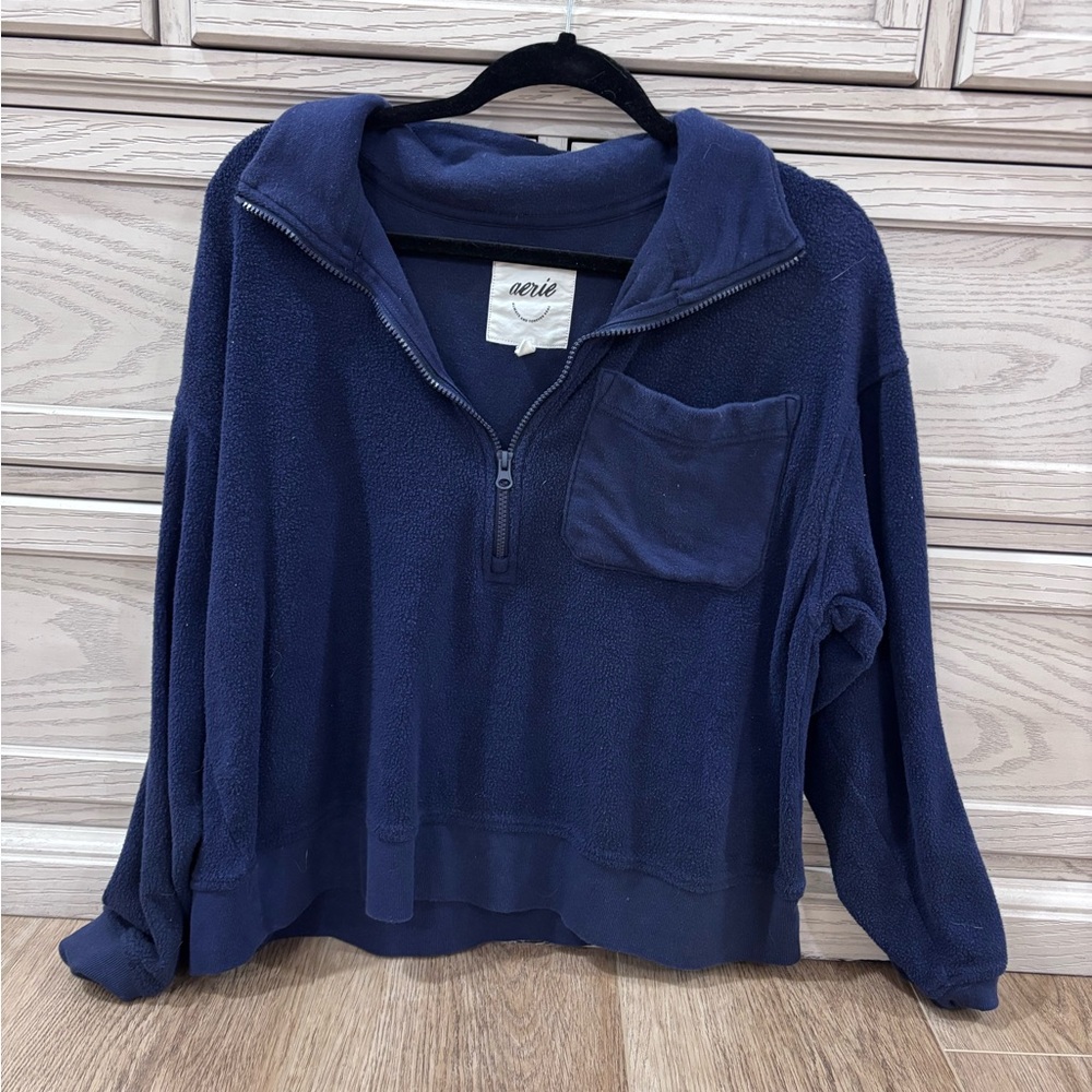 Aerie Half-Zip Pullover with Pocket